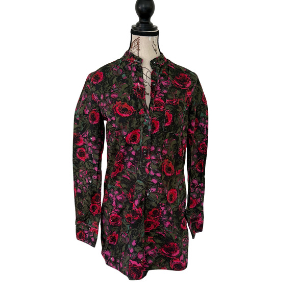 EUC $750 Marni Starlight Floral Blouse IT 38 US 2 - Picture 6 of 9